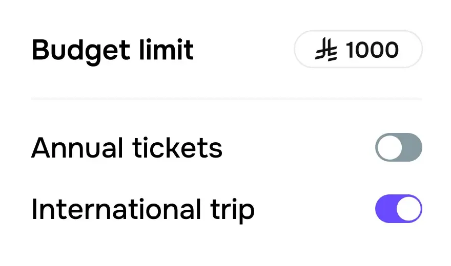 Travel policies