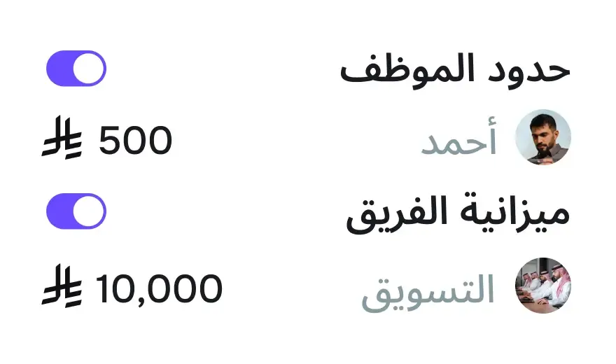 ضوابط مدمجة لتطبيق سياسات الإنفاق