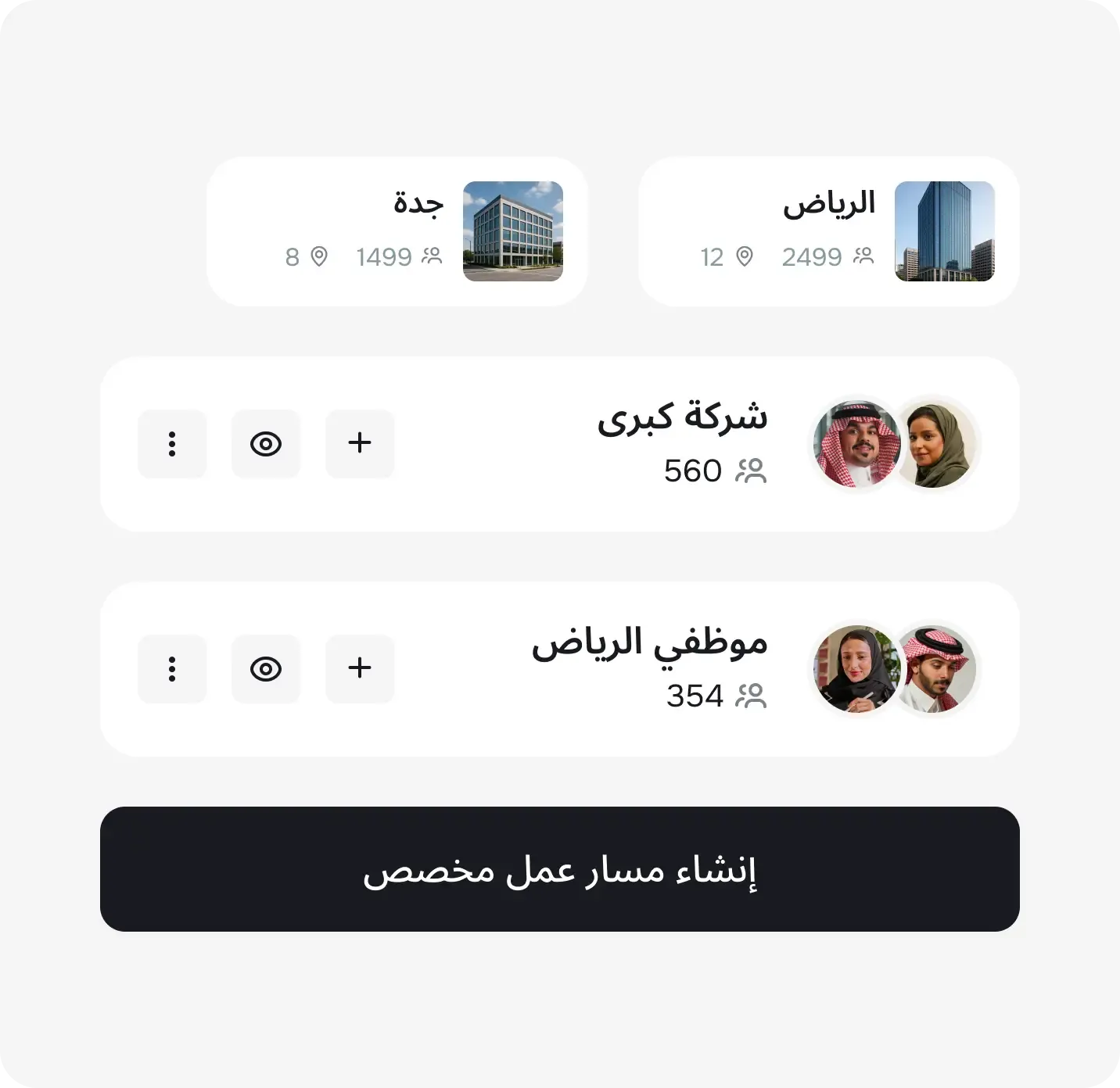 إدارة مركزية للموارد البشرية عبر الفرق والأدوار