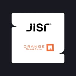 Orange Bed & Bath